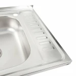 Кухонна мийка з нержавіючої сталі Valeso САТИН 6050 L (0,7/160 мм)