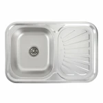 Кухонна мийка нержавіючої сталі Valeso ДЕКОР VALESO 7549 з (0,8/180 мм)