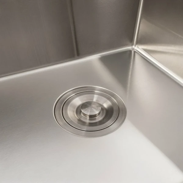 Кухонна мийка нержавійка 44*44 VALESO Handmade монтаж під стільницю (3.0/0.8)