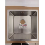 Кухонна мийка нержавійка 44*44 VALESO Handmade монтаж під стільницю (3.0/0.8)