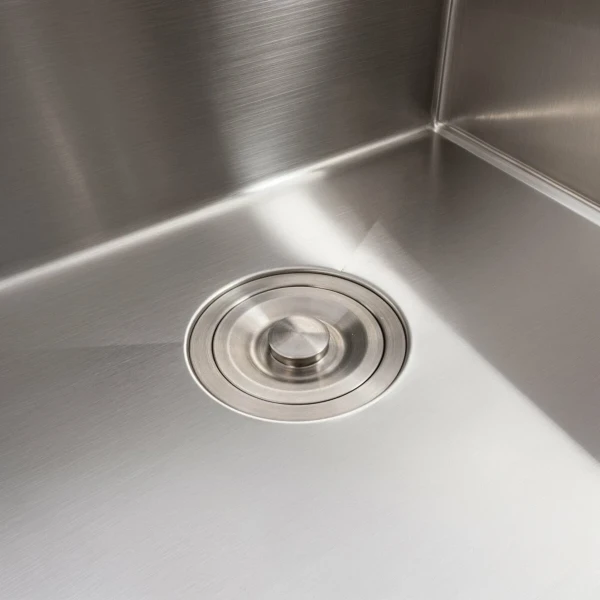 50*50 Мийка нержавійка Valeso Handmade з підставкою для ножів (3,0/0,8)