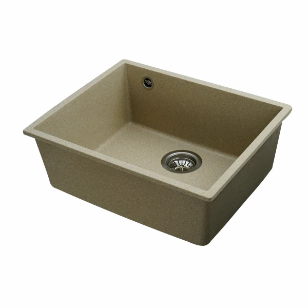 Гранітна мийка для кухні VALESO 5444 OASIS матова Сафарі