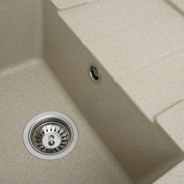 Гранітна мийка для кухні VALESO 6550 INTENSO матова Сафарі