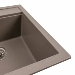 Гранітна мийка для кухні VALESO 5149 FIESTA матова Дюна