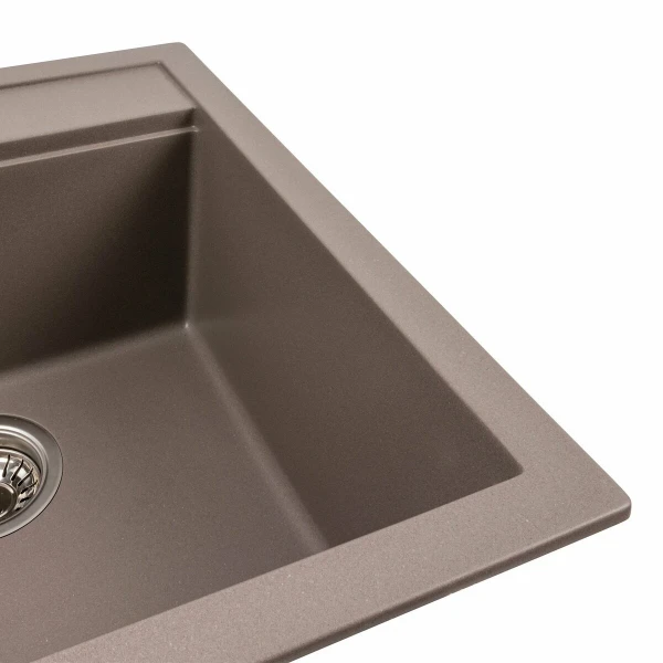 Гранітна мийка для кухні VALESO 5149 FIESTA матова Дюна