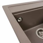 Гранітна мийка для кухні VALESO 5149 FIESTA матова Дюна