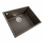 Гранітна мийка для кухні Темна скеля VALESO 5444 OASIS матова