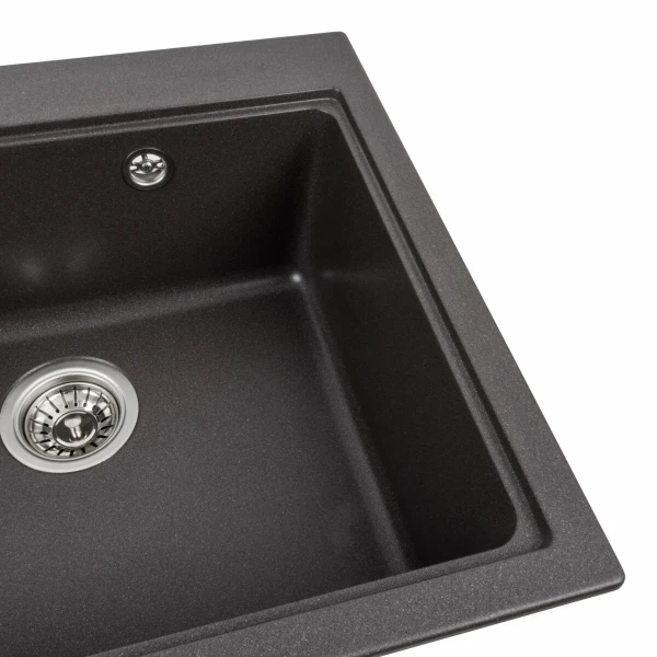 Гранітна мийка для кухні VALESO 5852 VESTA матовий Гренадін