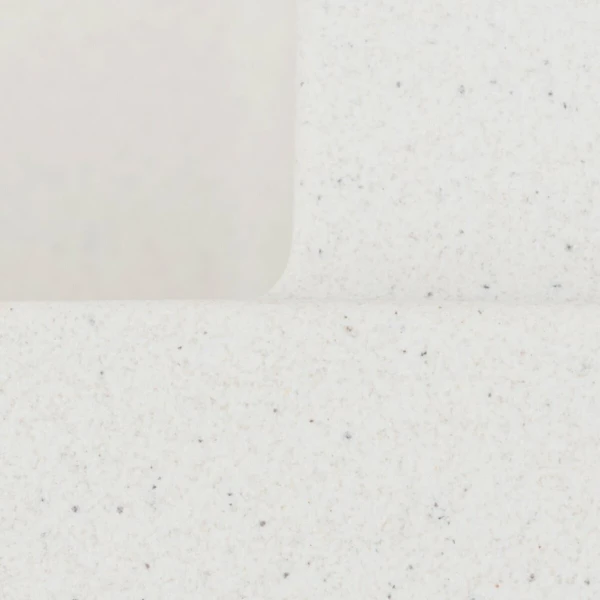 Гранітна мийка для кухні VALESO 7843 SOLID матова Біла в крапку