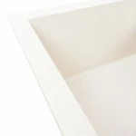 Гранітна мийка для кухні VALESO 7843 SOLID матова Біла в крапку