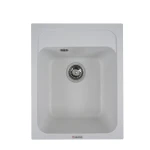 Гранітна мийка для кухні VALESO 4050 KORRADO матова Білосніжна