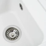 Гранітна мийка для кухні VALESO 4050 KORRADO матова Білосніжна