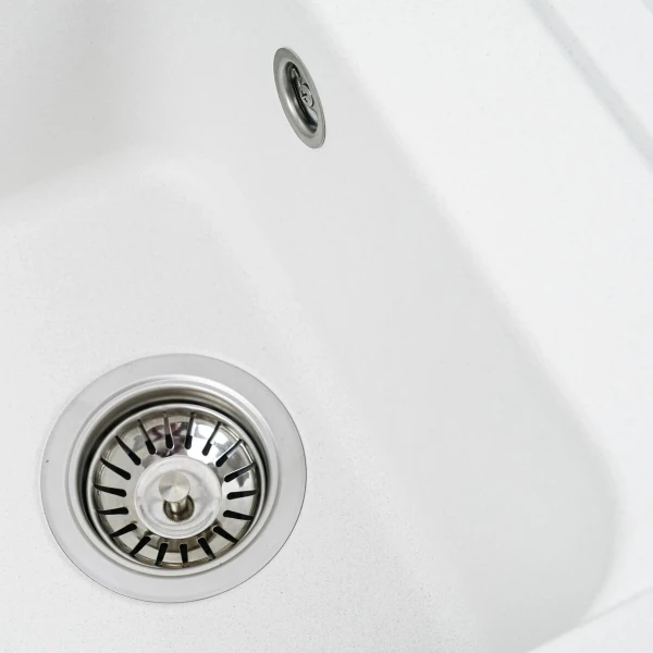 Гранітна мийка для кухні VALESO 4050 KORRADO матова Білосніжна