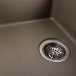 Гранітна мийка для кухні VALESO 6250 ZIRKONE матовий Титан