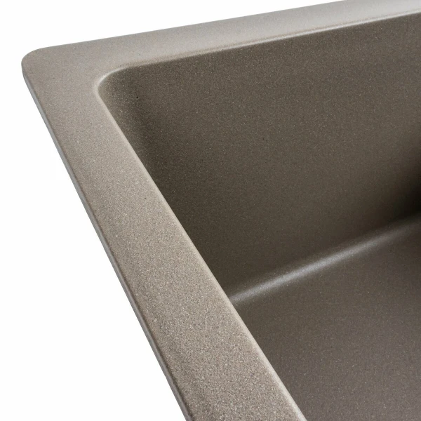 Гранітна мийка для кухні VALESO 6250 ZIRKONE матовий Титан