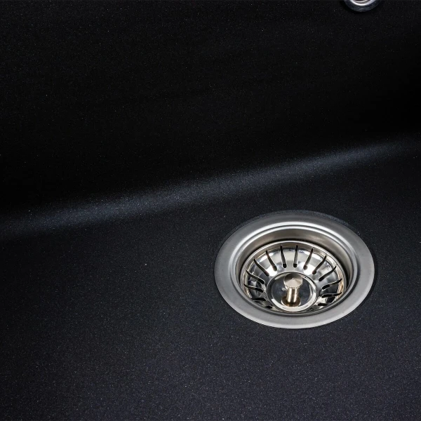 Гранітна мийка для кухні VALESO 5852 VESTA матовий Моріон