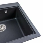 Гранітна мийка для кухні VALESO 5852 VESTA матовий Моріон