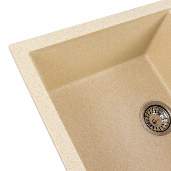 Гранітна мийка для кухні VALESO 7950 Selena матова Пісок