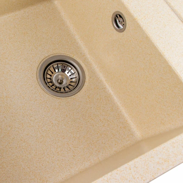 Гранітна мийка для кухні VALESO 7950 Selena матова Пісок