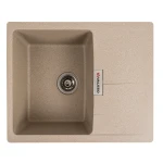 Гранітна мийка для кухні VALESO 6250 ZIRKONE матовий Сафарі