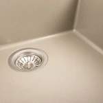 Гранітна мийка для кухні VALESO 5444 OASIS матовий Титан