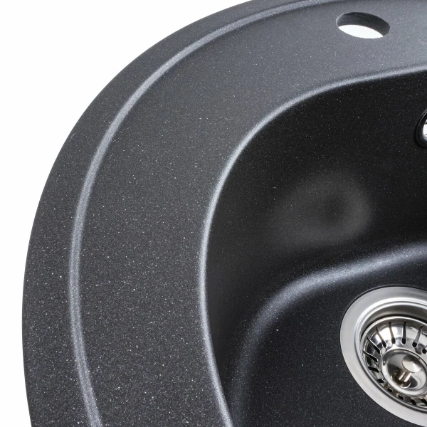 Гранітна мийка для кухні VALESO 510 LUNA матовий Моріон