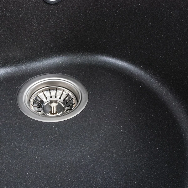 Гранітна мийка для кухні VALESO 510 LUNA матовий Моріон