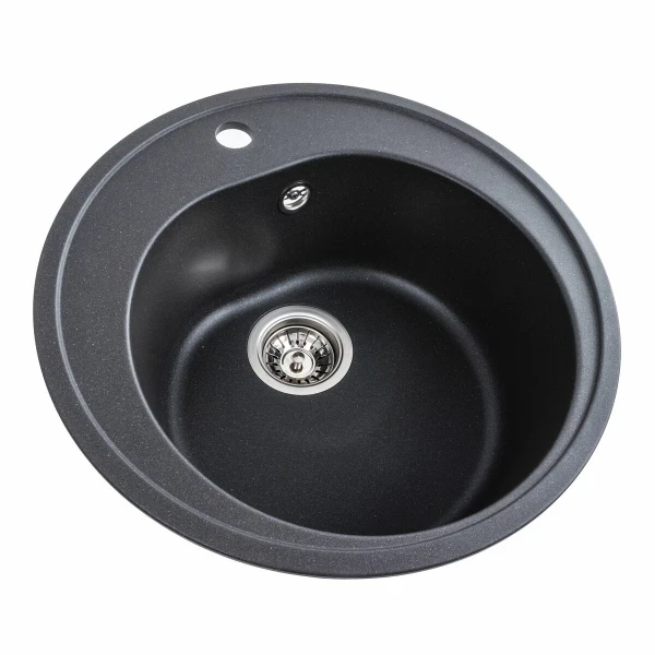 Гранітна мийка для кухні VALESO 510 LUNA матовий Моріон