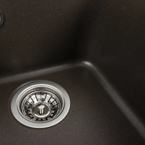Гранітна мийка для кухні VALESO 4050 KORRADO матова Темна скеля