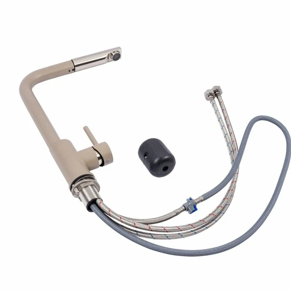 Q411B змішувач кухонний VALESO ТИТАН (з висувною лійкою)