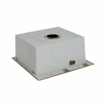 Кухонна мийка Platinum Handmade мідь 500x500x220 мм + дозатор в PLATINUM PVD (3,0/1,5 комплекті)