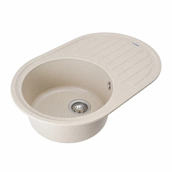 Гранітна мийка для кухні Platinum Сафарі PLATINUM 7750 LIRA матова