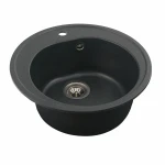 Гранітна мийка для кухні Platinum Антрацит PLATINUM 510 LUNA матова