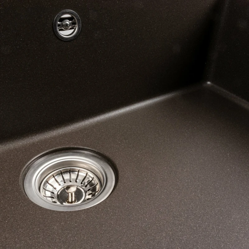 Гранітна мийка для кухні Platinum Bogema Темна скеля PLATINUM 7850 матова