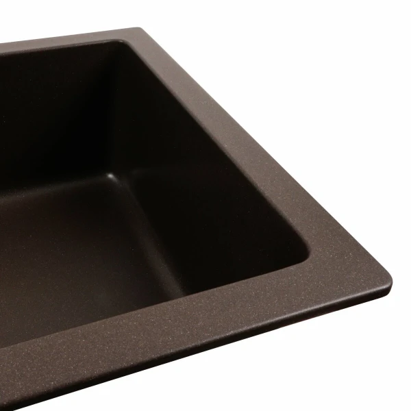 Гранітна мийка для кухні Platinum Paruana Темна скеля PLATINUM 7945 матова