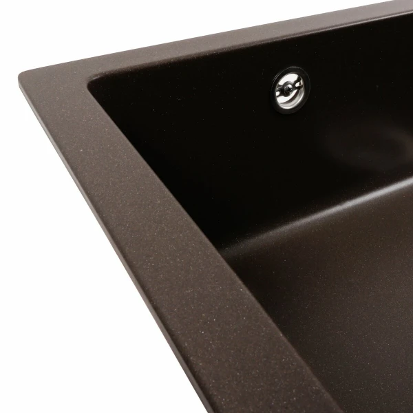 Гранітна мийка для кухні Platinum Paruana Темна скеля PLATINUM 7945 матова
