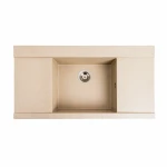 Гранітна мийка для кухні Platinum 9651 ATLAS матова (сафарі)