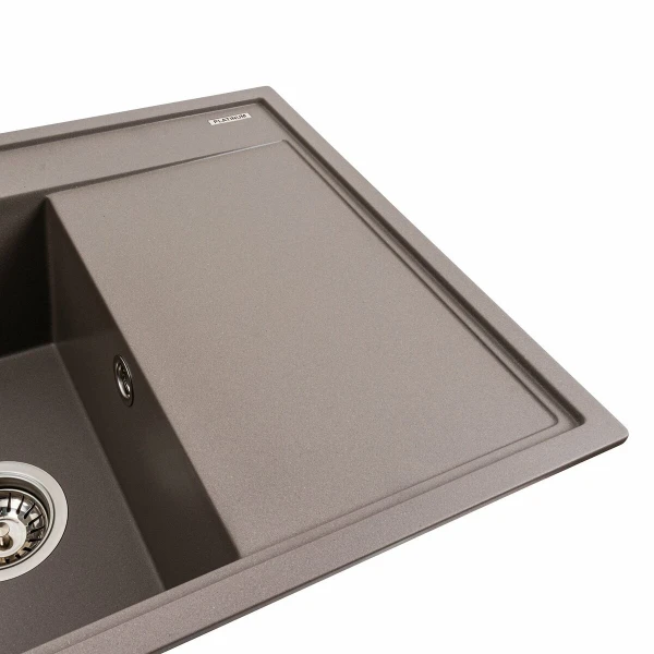 Гранітна мийка для кухні Platinum 7950 AZURIT матова Дюна