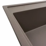 Гранітна мийка для кухні Platinum 7950 AZURIT матова Дюна