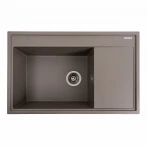 Гранітна мийка для кухні Platinum PLATINUM 7950 AZURIT матова Дюна