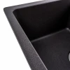 Гранітна мийка для кухні Platinum 6250 ZIRKONE матовий Гренадін