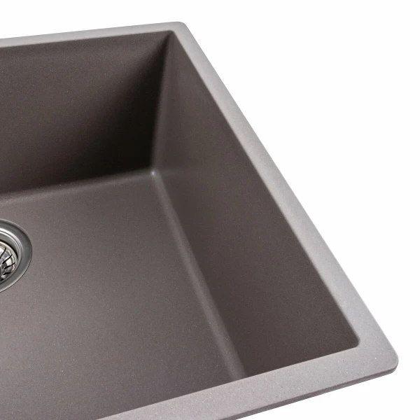 Гранітна мийка для кухні Platinum 5444 OASIS матова Дюна