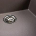 Гранітна мийка для кухні Platinum 5444 OASIS матова Дюна