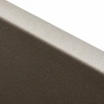 Гранітна мийка для кухні Platinum 4040 RUBA матовий титан