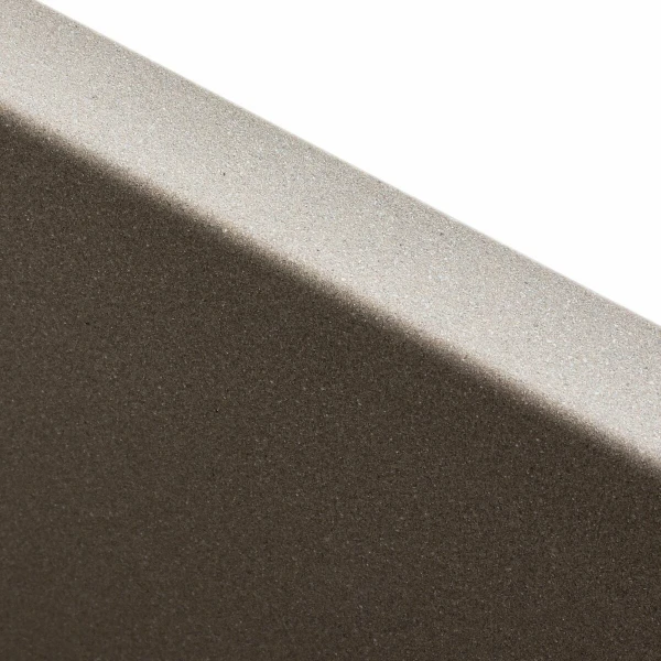 Гранітна мийка для кухні Platinum 4040 RUBA матовий титан