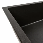 Гранітна мийка для кухні Platinum 8650 DIAMOND матовий Моріон