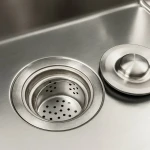 Кухонна мийка Platinum Handmade отвори, круглий сифон PLATINUM 78×43 L нержавійка (два 3,0/0,8)