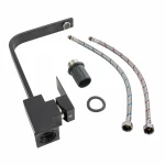 Змішувач кухонний Platinum 179 NES (3007) Чорний матовий