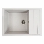 Кухонна мийка гранітна матова 7050 CASCADA Platinum Топаз