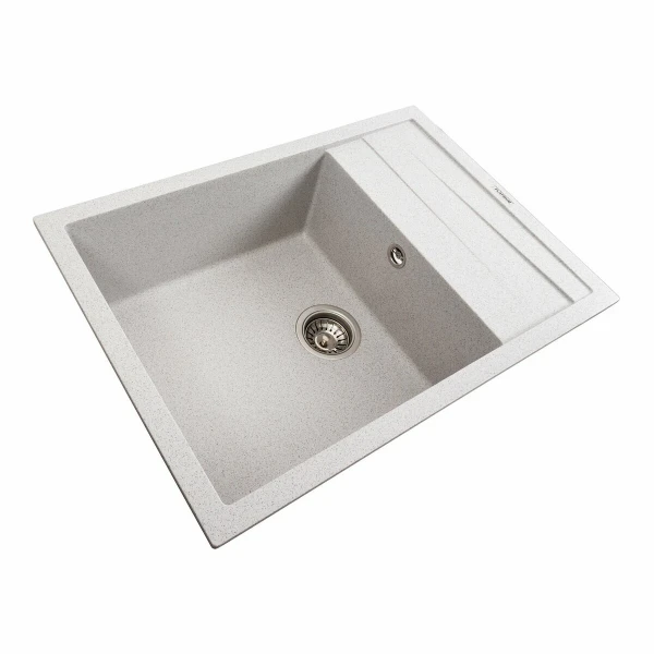 Кухонна мийка гранітна матова 7050 CASCADA Platinum Топаз